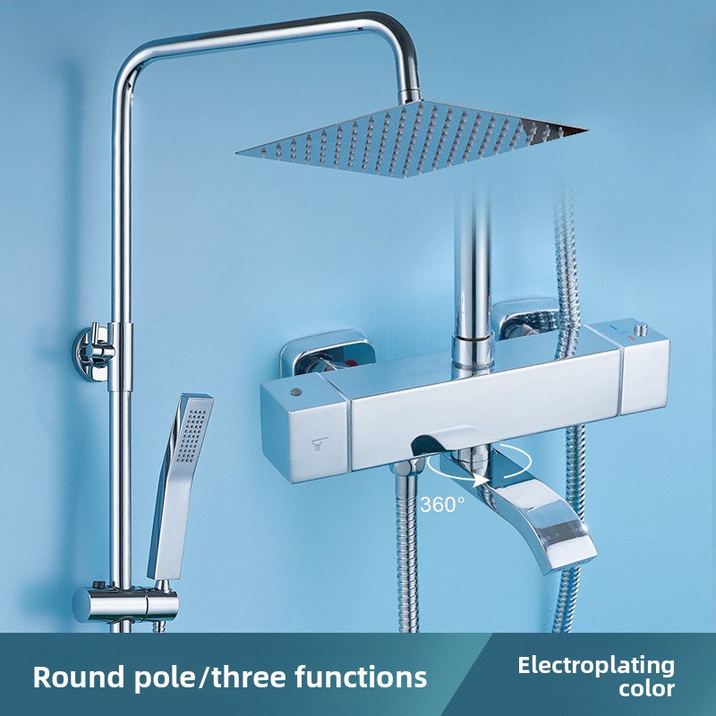 Home Bathroom Set - Conjunto de Chuveiro Termostático em Aço
