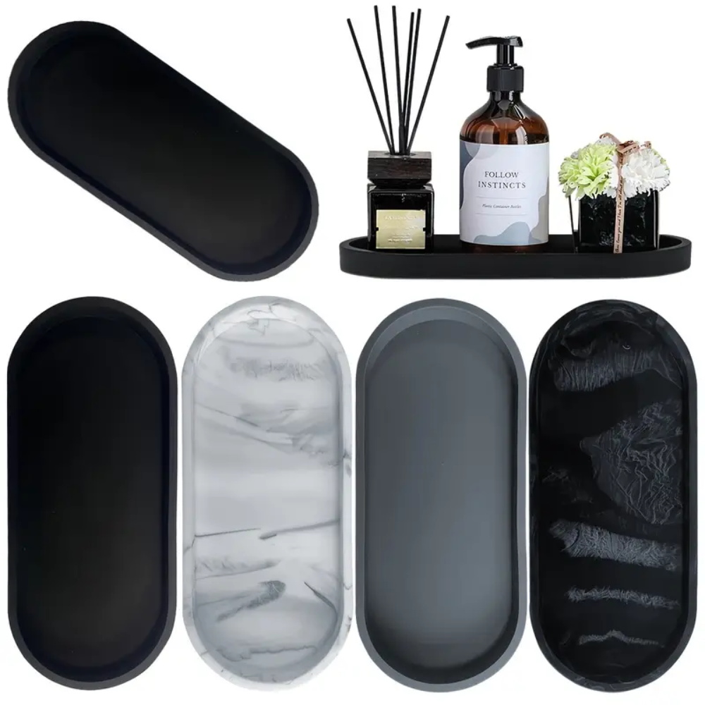 Home Essentials Bathroom Rack - Bandeja de silicone para banheiro, líquido