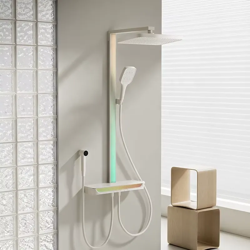 Home Bathroom Set - Conjunto de Chuveiro Digital de Latão