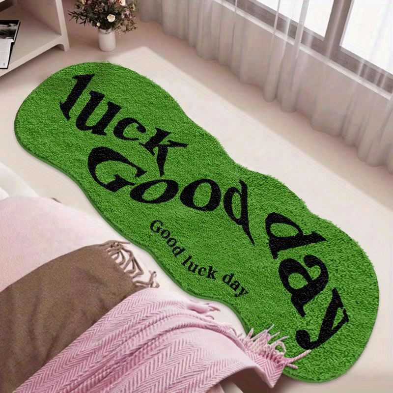 Home Goods Bathroom Rugs - Vikama tapete verde traz boa sorte