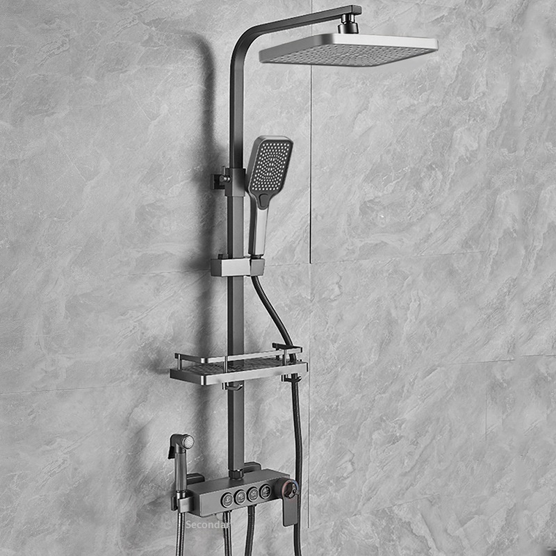 Home Bathroom Set - Conjunto de Chuveiro em Aço Inoxidável