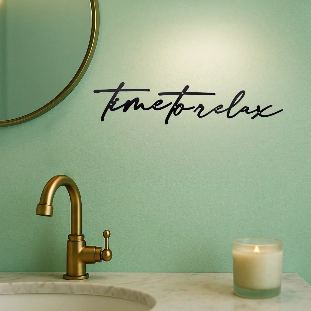 Home Bathroom Set - Conjunto de 3 Peças de Arte