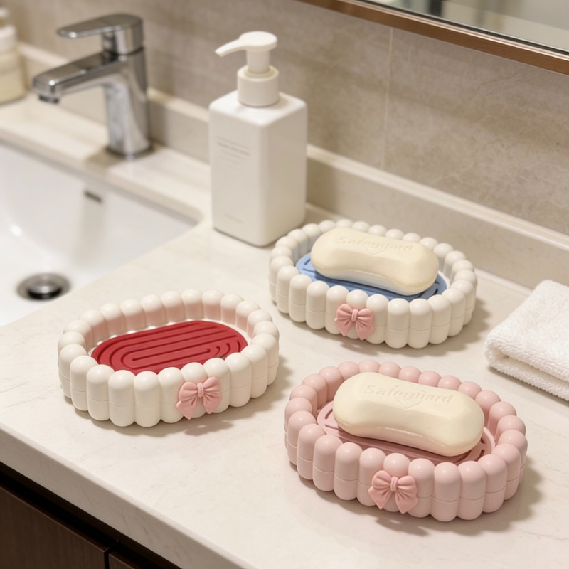 Home Essentials Bathroom Rack - Suporte de Sabonete para Banheiro, Caixa