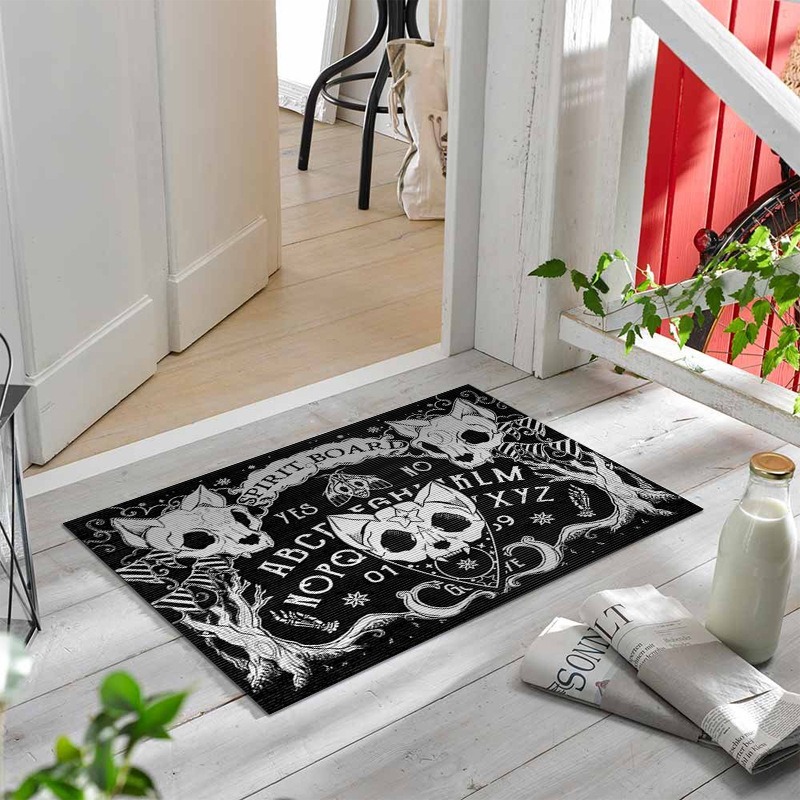 Zara Home Bathroom Rug - Tapete gótico escuro para banheiro doméstico,