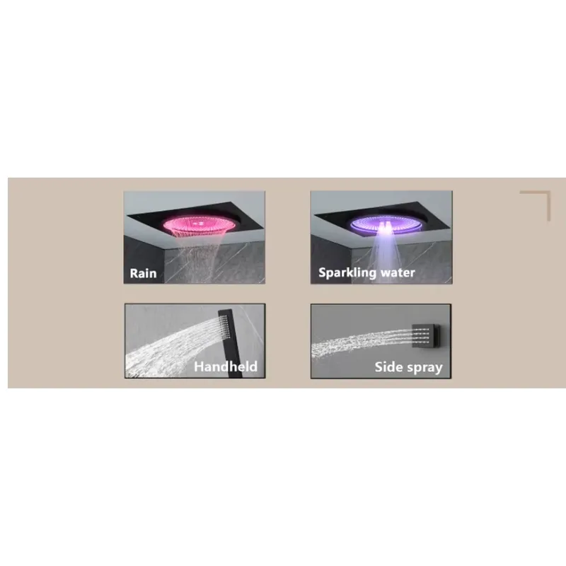 Conjunto de Chuveiro LED Intel - Home Bathroom Set avaliação e preço