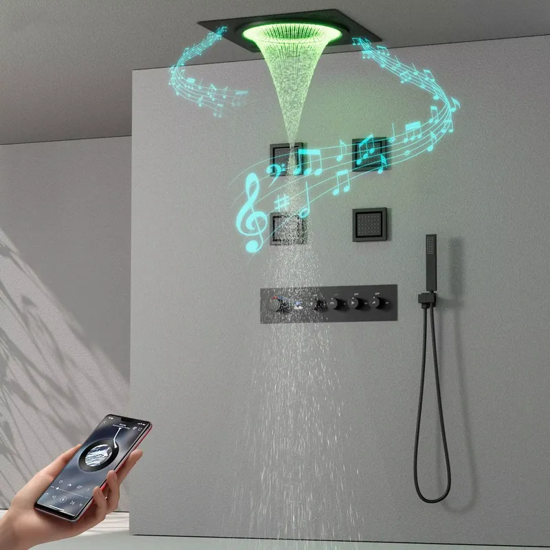 Conjunto de Chuveiro LED Intel - Home Bathroom Set avaliação e preço