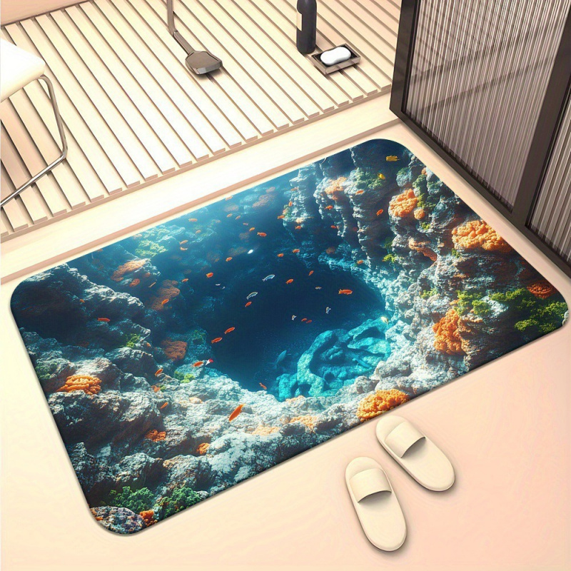 Tapete de banheiro com visão e - Zara Home Bathroom Rug avaliação e preço