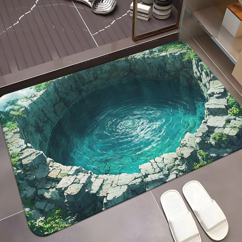 Tapete de banheiro com visão e - Zara Home Bathroom Rug avaliação e preço