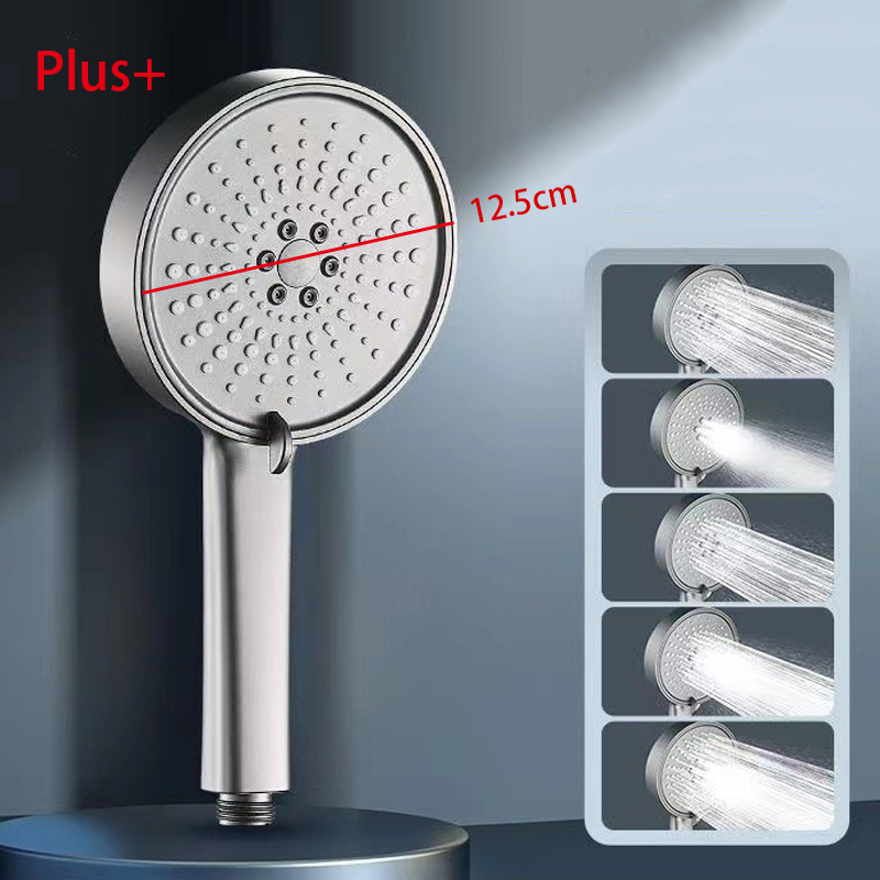 5 modos cabeça de chuveiro con - Home Bathroom Set avaliação e preço