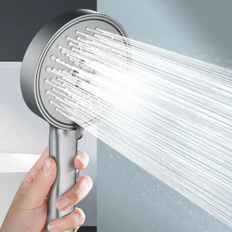 5 modos cabeça de chuveiro con - Home Bathroom Set avaliação e preço