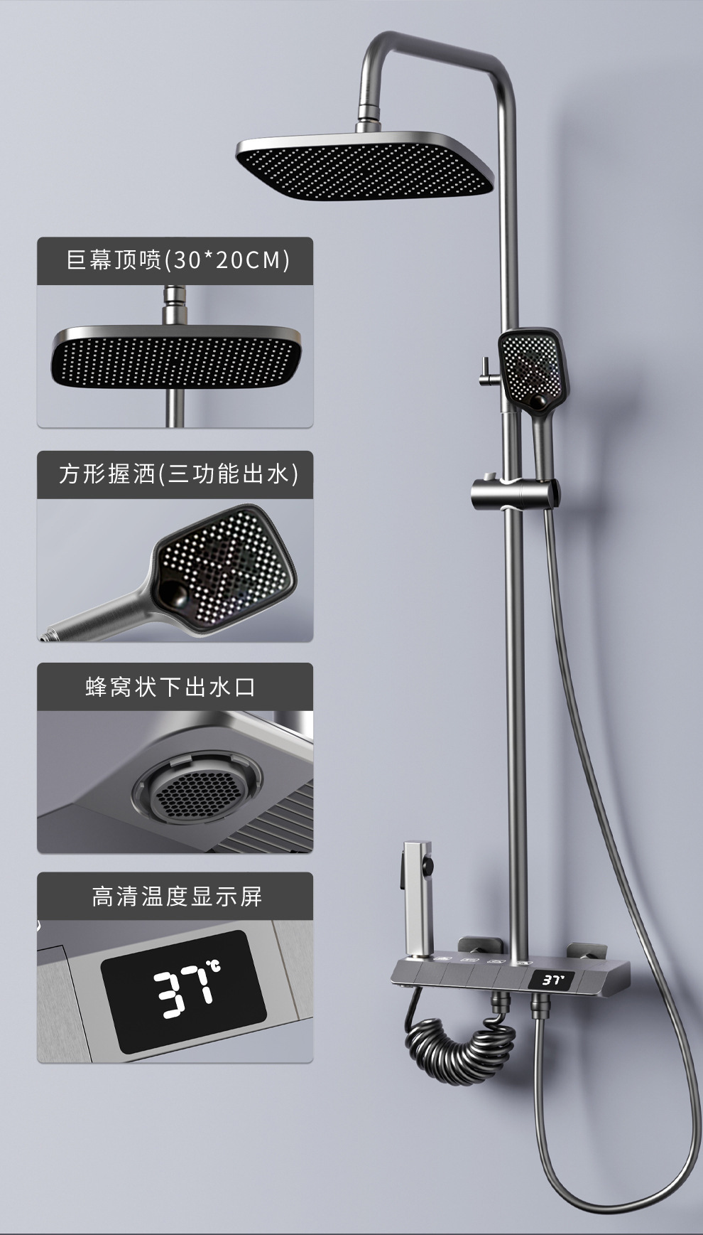 Nova moda de bronze arma cinza - Home Bathroom Set avaliação e preço