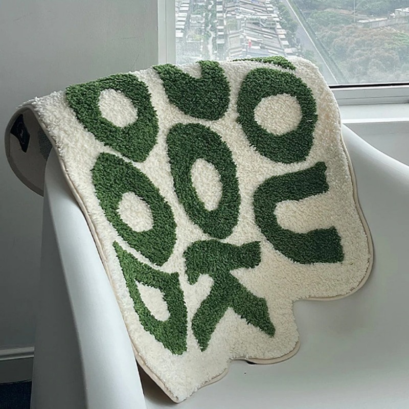 Tufted você parecer bom tapete - Home Goods Bathroom Rugs avaliação e preço