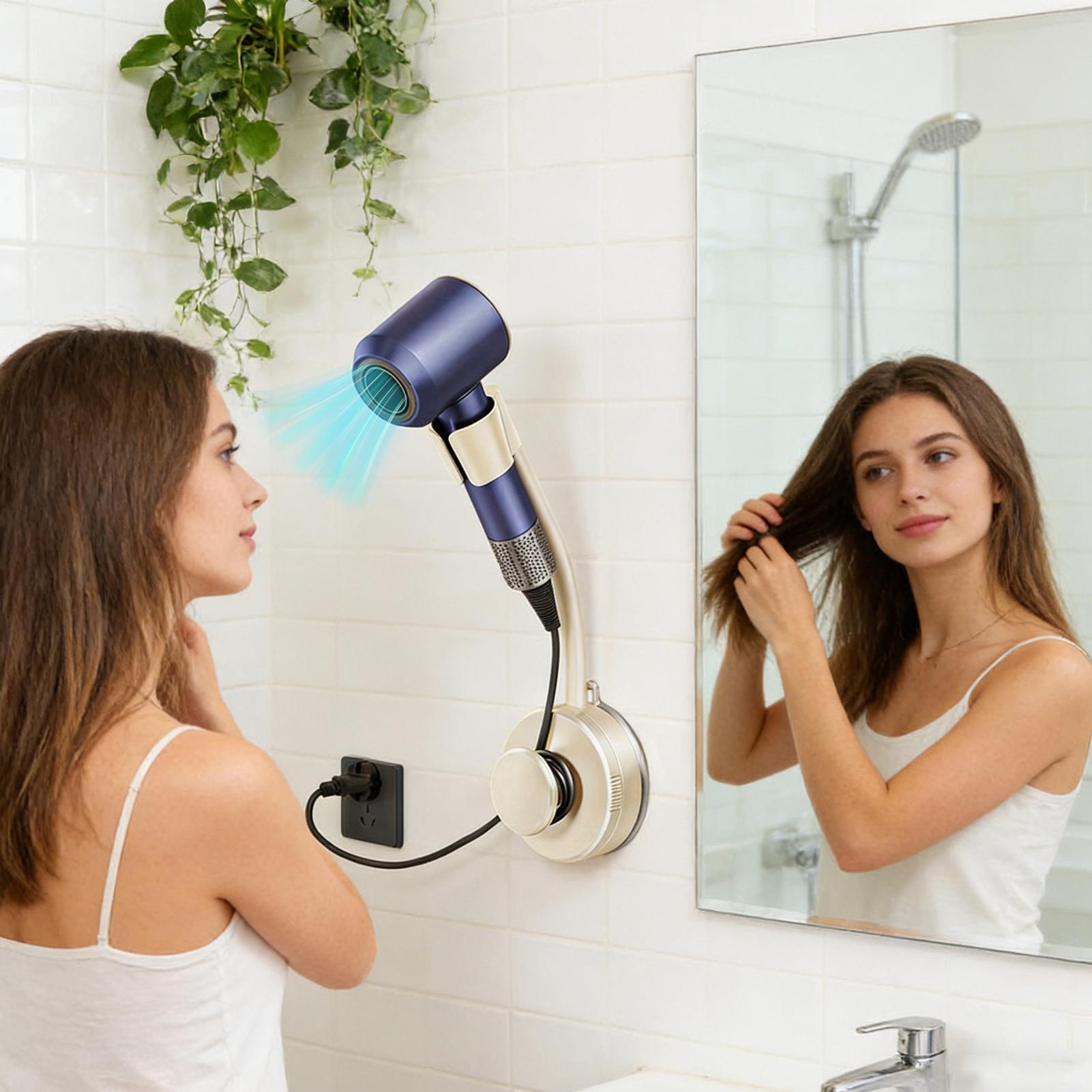 Suporte para Secador de Cabelo - Home Bathroom Hand Dryer avaliação e preço