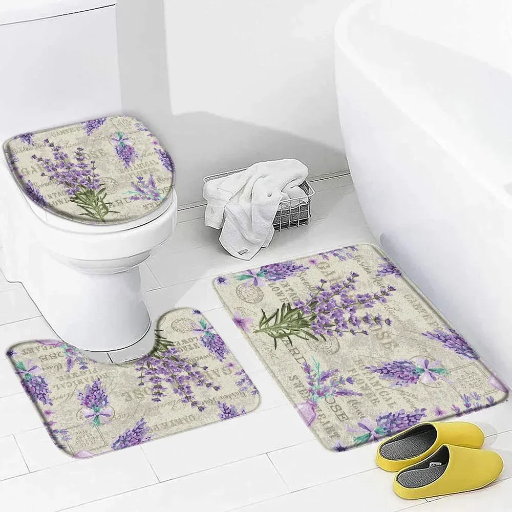 Roxo lavanda conjunto de tapet - Zara Home Bathroom Rug avaliação e preço