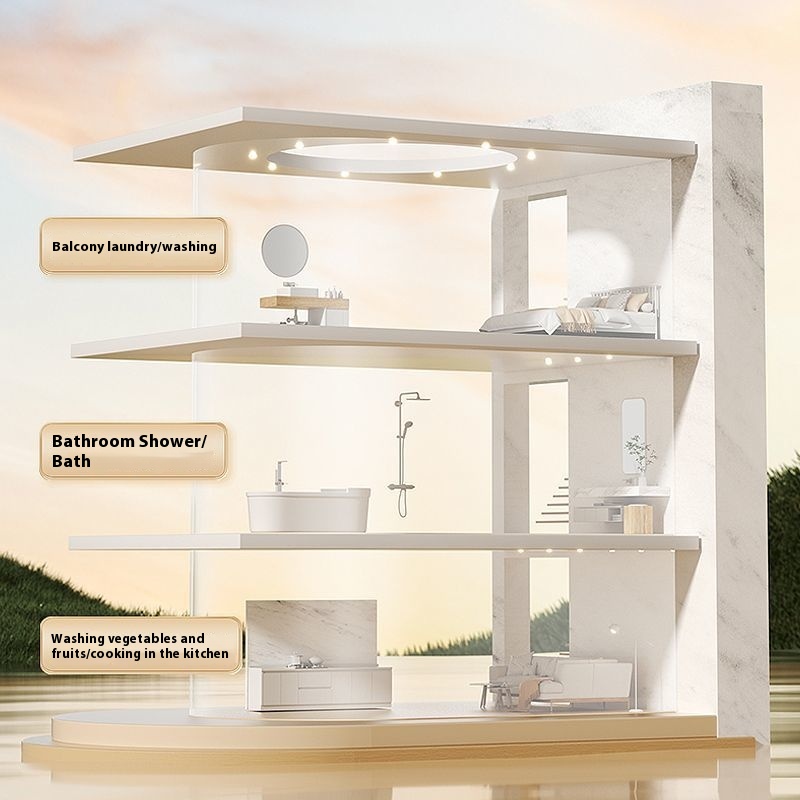 Pré-caveiro, conjunto de chuve - Home Bathroom Set avaliação e preço