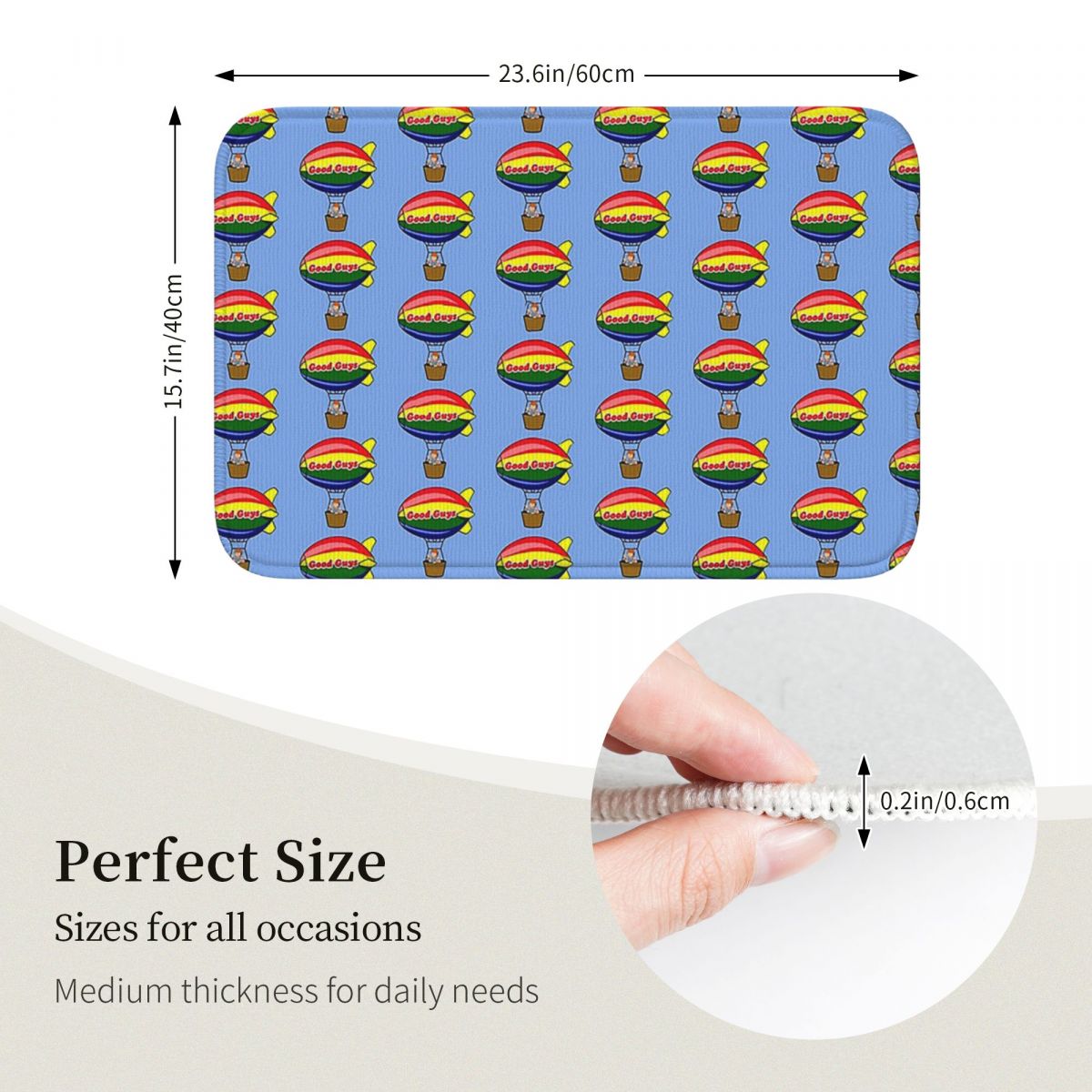 Tapete Antiderrapante Good Guy - Home Goods Bathroom Rugs avaliação e preço