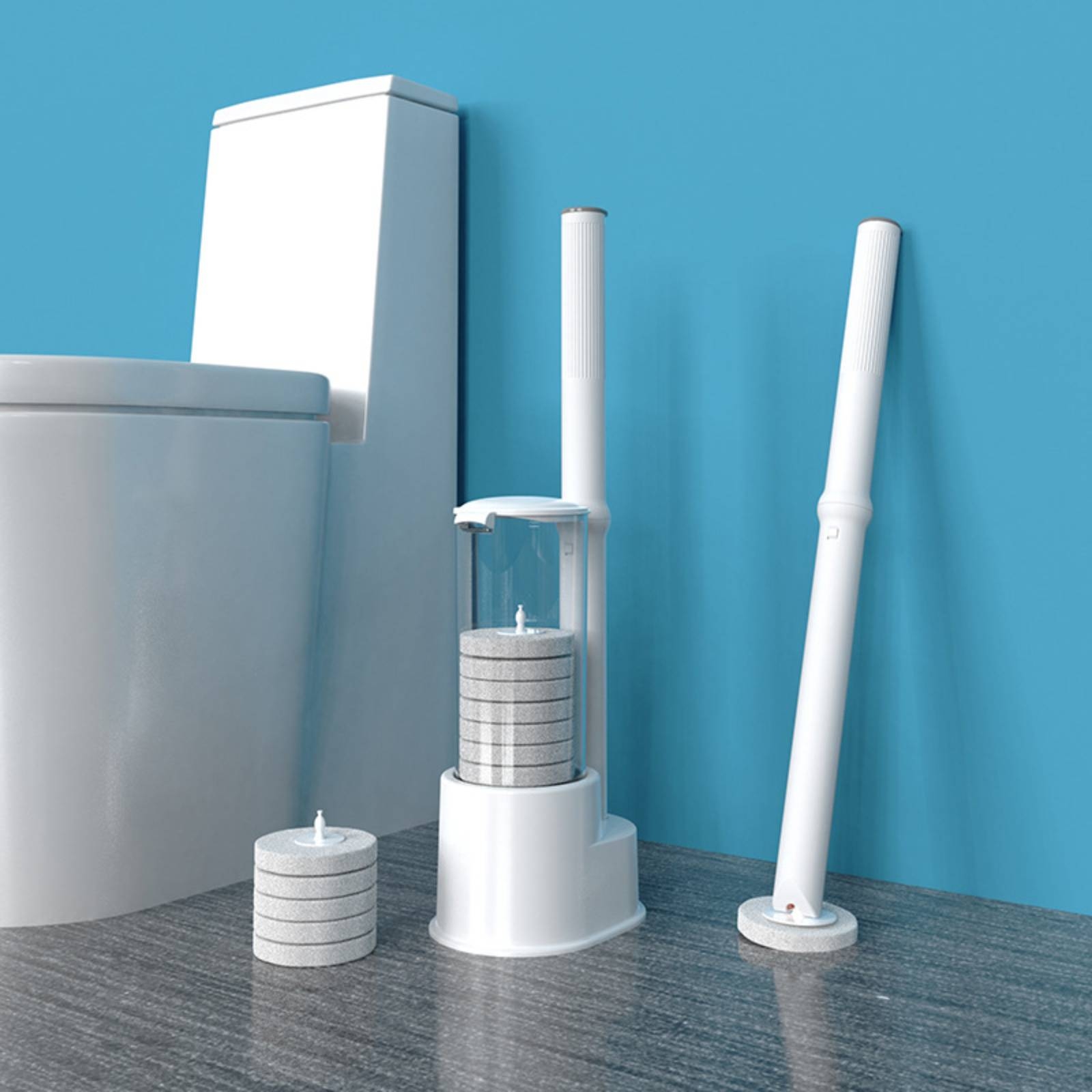 Conjunto de Escova Sanitária D - Home Bathroom Set avaliação e preço