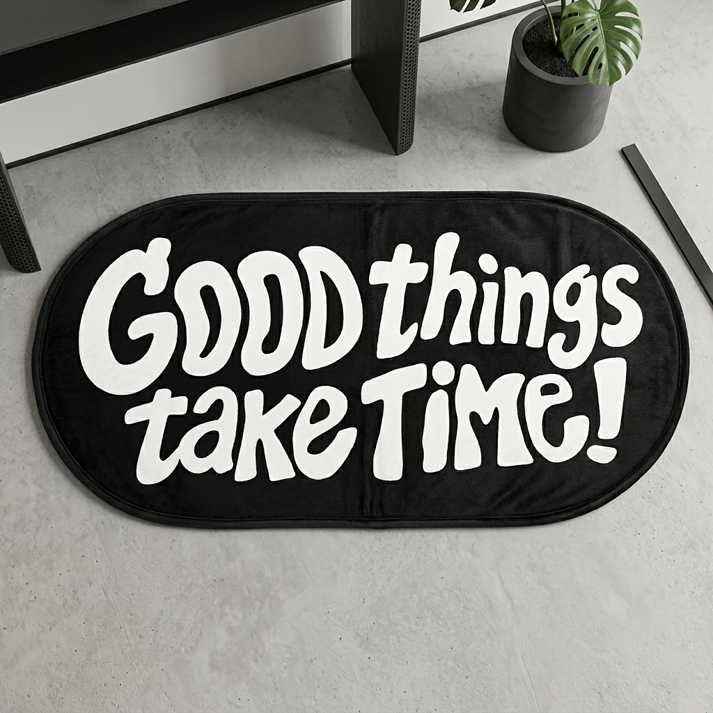 Tapete VIKAMA Good Things Pret - Home Goods Bathroom Rugs avaliação e preço