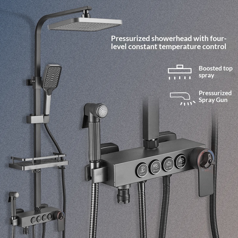 Conjunto de Chuveiro em Aço In - Home Bathroom Set avaliação e preço