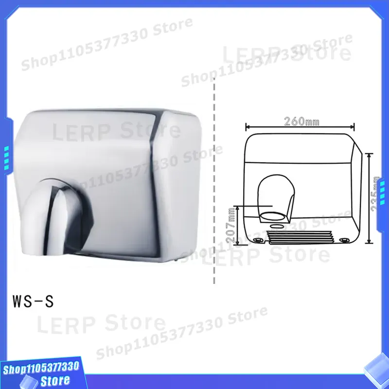 Secador de Mãos Elétrico de Aç - Home Bathroom Hand Dryer avaliação e preço
