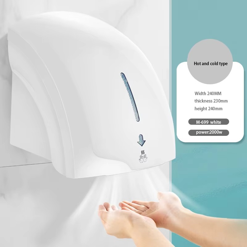 Secador de Mãos Automático por - Home Bathroom Hand Dryer avaliação e preço