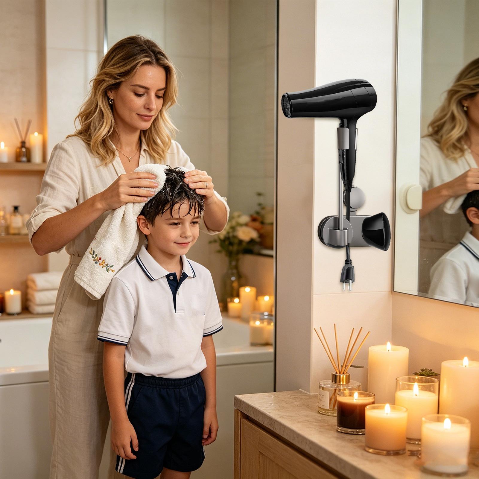 Suporte de Secador de Cabelo d - Home Bathroom Hand Dryer avaliação e preço